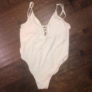 white one suit swimming suit